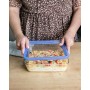 Ensemble de Boîtes à Lunch Pyrex Bleu Transparent 3 Pièces