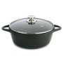 Casserole avec Couvercle Valira BLACK IND 28CM Noir