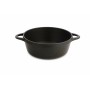 Casserole avec Couvercle Valira BLACK IND 28CM Noir