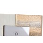 Cadre photo Home ESPRIT Blanc Marron Résine Bois de manguier Scandinave (3 Unités)