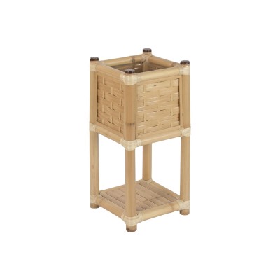 Cache-pot Home ESPRIT Bambou Rotin Tropical 35 X 35 X 77 CM