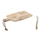 Cutting board Home ESPRIT Beige Golden Modern 20 X 38 X 1,5 CM