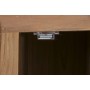 Display Stand Home ESPRIT Crystal Teak 160 X 45 X 210 CM