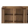 Display Stand Home ESPRIT Crystal Teak 160 X 45 X 210 CM