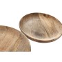 Valet Tray Home ESPRIT Brown Circular 25 x 25 x 2,5 cm