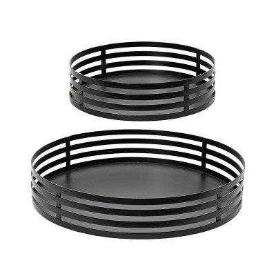 Jeux de plateaux Decoris Noir Fer (2 Unités)