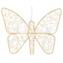 Lighting decoration Lumineo Golden Metal Butterfly 43 x 58 cm