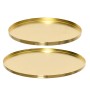 Decorative Plate Decoris Golden (2 Units)