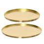 Decorative Plate Decoris Golden (2 Units)
