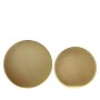 Decorative Plate Decoris Golden (2 Units)