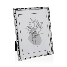 Photo frame Versa Silver Metal Minimalist 1 x 25,5 x 20,5 cm (2 Units) Photo frame Versa Silver Metal Minimalist 1 x 25,5 x 20,5 cm (2 Units)