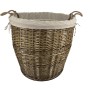 Basket set Home ESPRIT Brown Cotton wicker (5 Pieces)