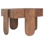 Jeu de 3 tables Home ESPRIT Marron 44 x 44 x 45 cm