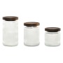 3 Tubs Home ESPRIT Transparent Natural 700 ml 1 L 3 Pieces
