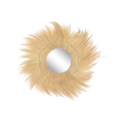 Wall mirror Home ESPRIT Natural Bali 110 X 11 X 110 CM