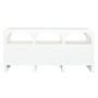 Buffet Home ESPRIT Blanc Naturel Bois Recyclé Bois de manguier 161 x 40 x 82 cm