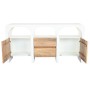 Buffet Home ESPRIT Blanc Naturel Bois Recyclé Bois de manguier 161 x 40 x 82 cm
