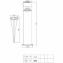 Lampe solaire Galix G4585C Argenté 150 Lm