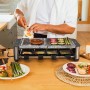 Cecotec Raclette Fromage&Grill 16000 Inox Allstone 1400W Pierre 8 Pers. Noir