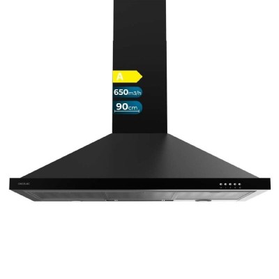 Cecotec Conventional Hood 90 cm Black Stainless Steel 650 m³/h LED Light Bolero Flux PM 906500
