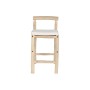Stool DKD Home Decor Natural Teak 50 x 50 x 102 cm