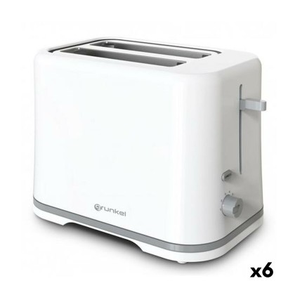 Grille-pain Grunkel Blanc 870 W 6 Unités