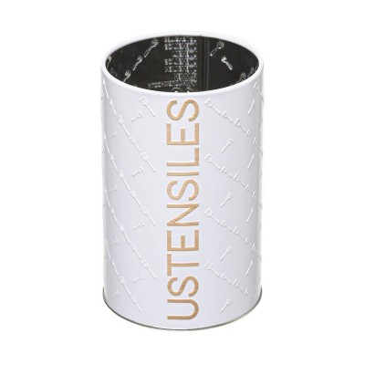 Pot pour ustensiles de cuisine 5five Simply Smart Scandi Métal 11 x 17,5 x 11 cm