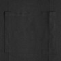 Apron with Pocket Atmosphera Black Cotton (60 x 80 cm)