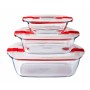 Food Preservation Container Pyrex White Transparent 400 ml