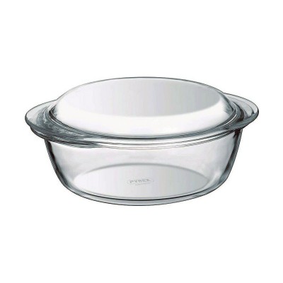 Casserole with lid Pyrex Transparent 21 L