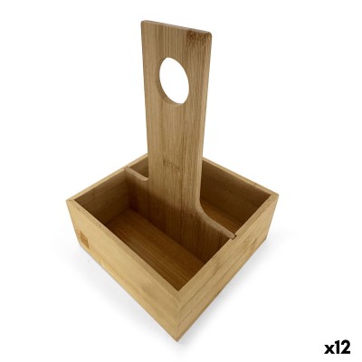 Bamboo Spice Rack My Bar Bamboo 15 x 15 x 22 cm (12 Units)