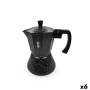 Italian Coffee Pot Quttin Aluminium 0,45 L (6 Units)