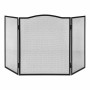 Parre-feu pour cheminée EDM 85749 Noir 101 x 0,5 x 61 cm