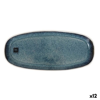 Serving Platter La Mediterránea Savina Oval Ø 25,5 x 11,6 x 2,4 cm (12 Units)