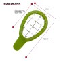 Coupe-Avocat Fackelmann 16 cm Vert Acier inoxydable