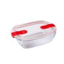 Récipient de Conservation des Aliments Pyrex Blanc Transparent 1,1 L