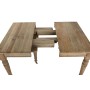 Dining Table Home ESPRIT Natural Fir 100 x 100 x 78 cm