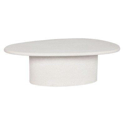Table Basse Home ESPRIT Blanc Bois d'épicéa Bois MDF 100 x 60 x 32 cm
