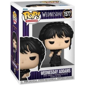 Figure à Collectionner Funko Pop! Wednesday 9 x 17 x 12 cm Multicouleur Autocollants Figure à Collectionner Funko Pop! Wednesday 9 x 17 x 12 cm Multicouleur Autocollants
