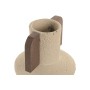Vase Home ESPRIT Brown Beige Terracotta Mango wood 15 x 15 x 31 cm