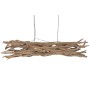 Suspension Home ESPRIT Noir Naturel Bois Fer bois de teck 50 W