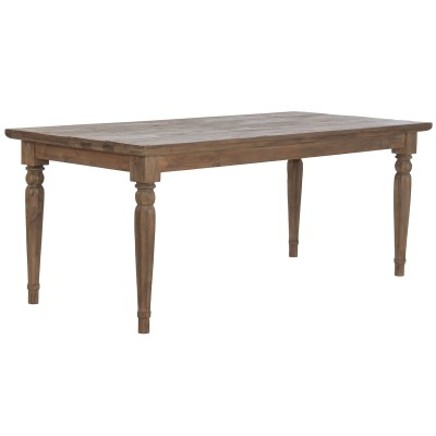 Dining Table Home ESPRIT Teak 200 x 90 x 78 cm