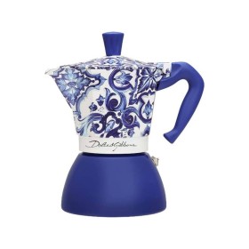 Cafetière Italienne Bialetti MOKA D&G Bleu Aluminium 6 Tasses Cafetière Italienne Bialetti MOKA D&G Bleu Aluminium 6 Tasses