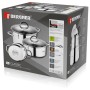 Batterie de Cuisine Bergner Classic Argenté 6 Pièces