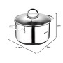 Batterie de Cuisine Bergner Classic Argenté 6 Pièces