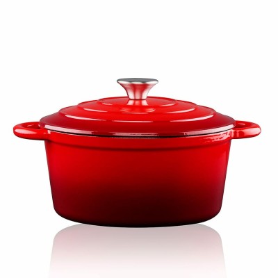 Casserole Alpina Rouge Fonte 3,8 L Ø 24 x 11,8 cm