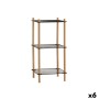 Shelves MobleKit Metal Bamboo 35 x 30 x 71 cm (6 Units)