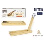 Support à jambon cru Quttin Marron Bois 48 x 17 x 4 cm (6 Unités)