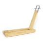 Ham stand Quttin Brown Wood 48 x 17 x 4 cm (6 Units)