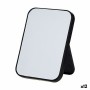 Mirror with Mounting Bracket Berilo White Black polypropylene 1,7 x 20 x 14 cm 14 x 20 x 1,7 cm (12 Units)